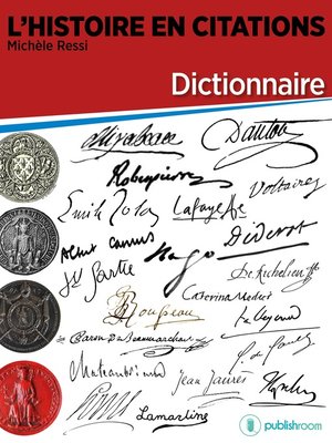 cover image of L'Histoire en citations--dictionnaire